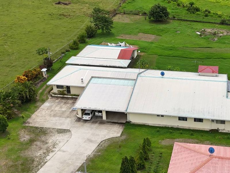 Los edificios del hogar vistos desde el aire